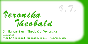 veronika theobald business card